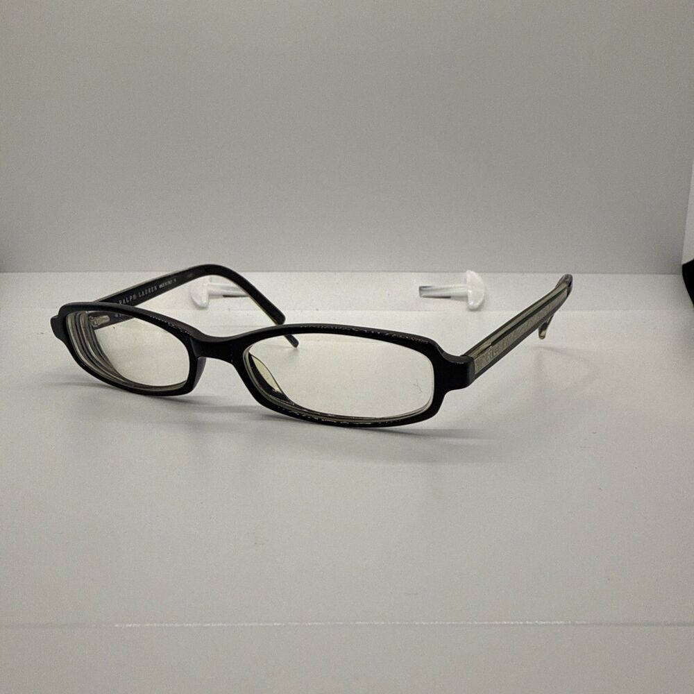 Ralph Lauren RL1454 ORB3 Small Black Rectangular Eyeglasses Frame 50-16 135